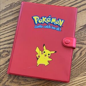 1996 Pokémon card binder in great shape! No tears or rips, intact.